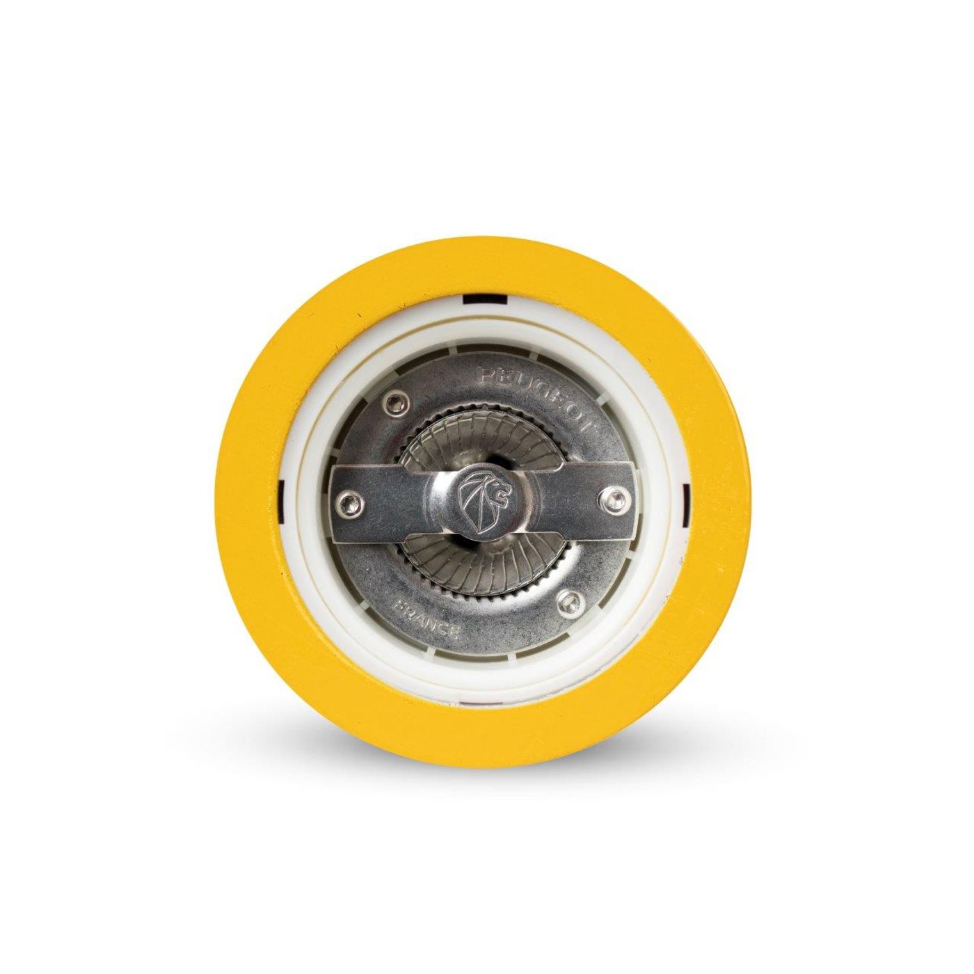 Moulin à sel manuel u'Select Paris Rama bois laqué jaune safran 18 cm